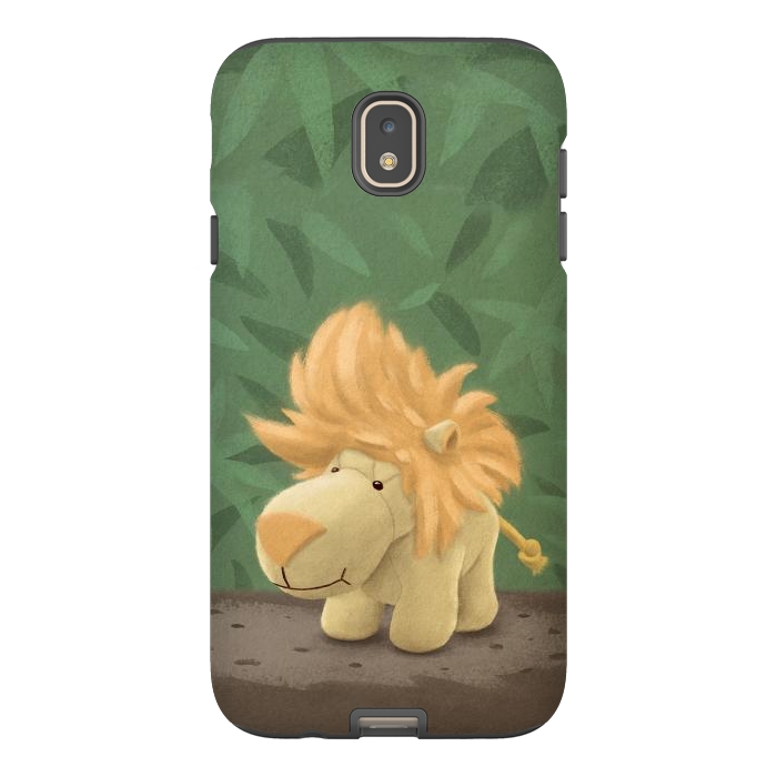 Galaxy J7 StrongFit Cute lion by Laura Nagel