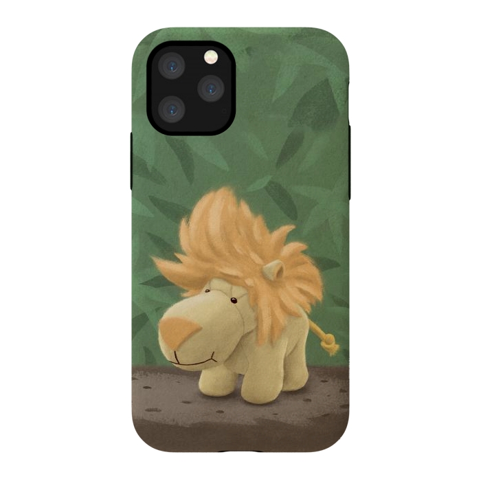 iPhone 11 Pro StrongFit Cute lion by Laura Nagel