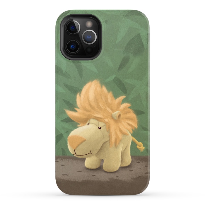 iPhone 12 Pro StrongFit Cute lion by Laura Nagel