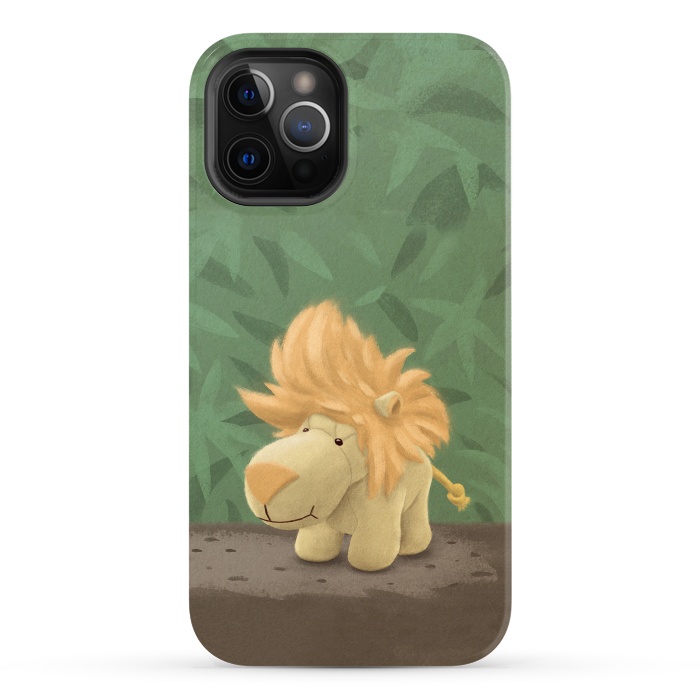 iPhone 12 Pro Max StrongFit Cute lion by Laura Nagel