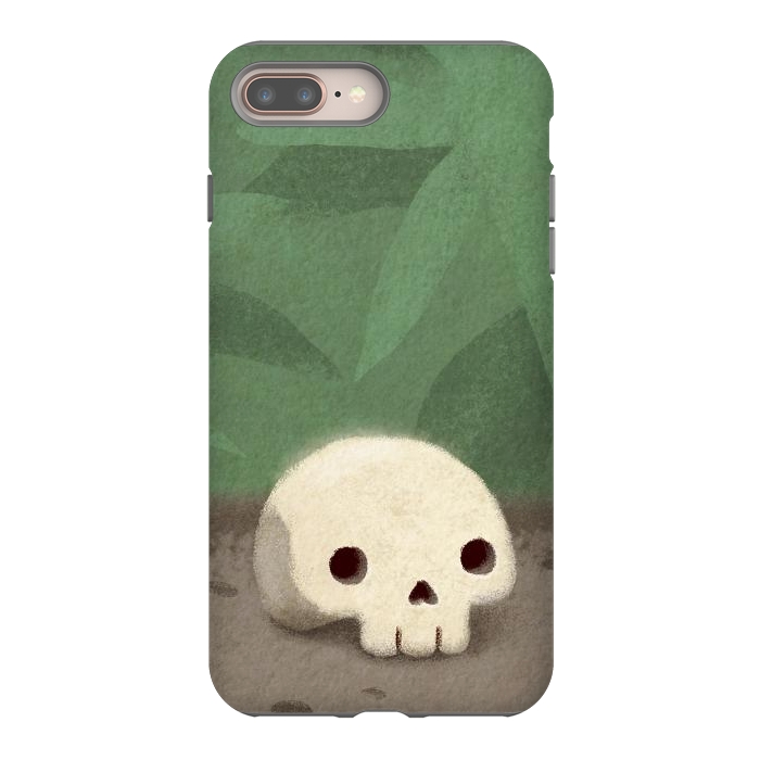 iPhone 7 plus StrongFit Jungle skull by Laura Nagel
