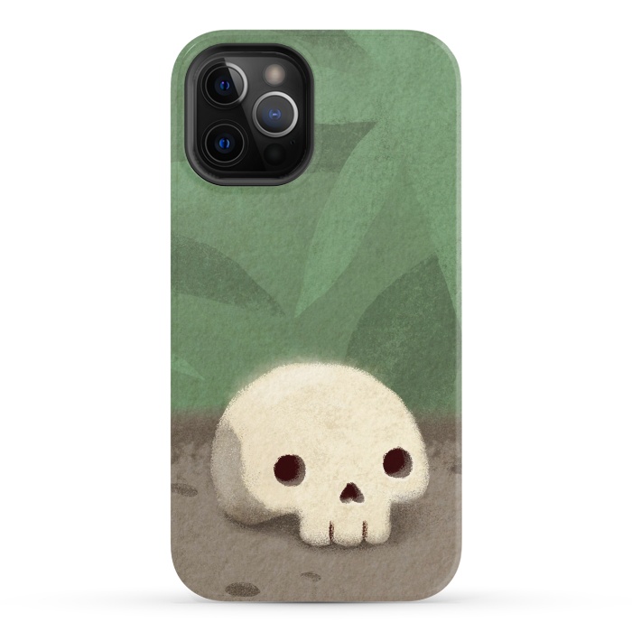 iPhone 12 Pro StrongFit Jungle skull by Laura Nagel