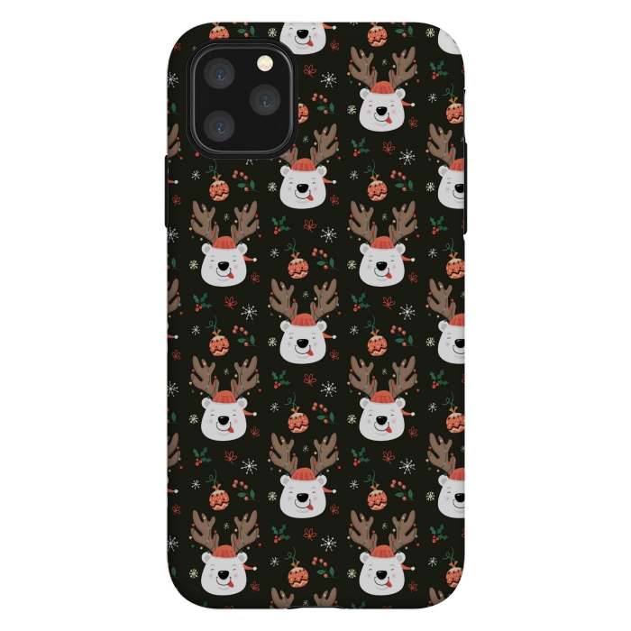iPhone 11 Pro Max StrongFit cute rein deer love by MALLIKA