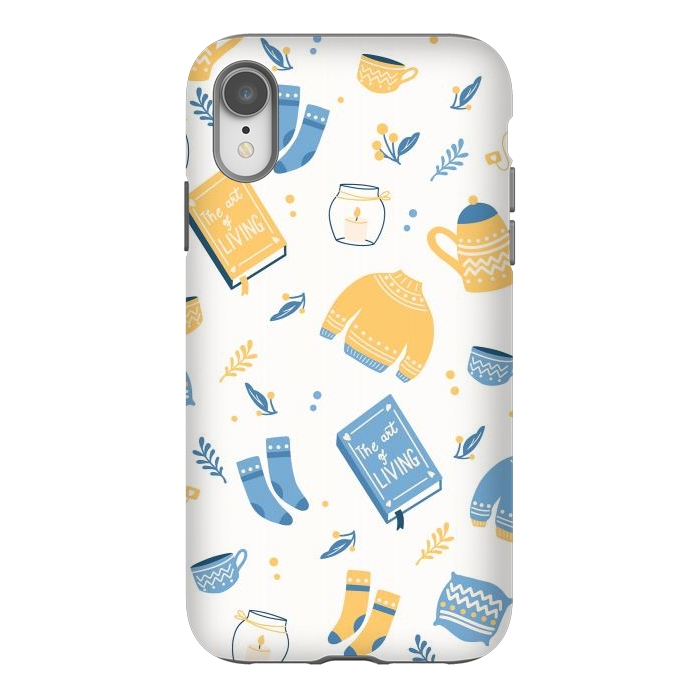 iPhone Xr StrongFit Hygge pattern 001 by Jelena Obradovic