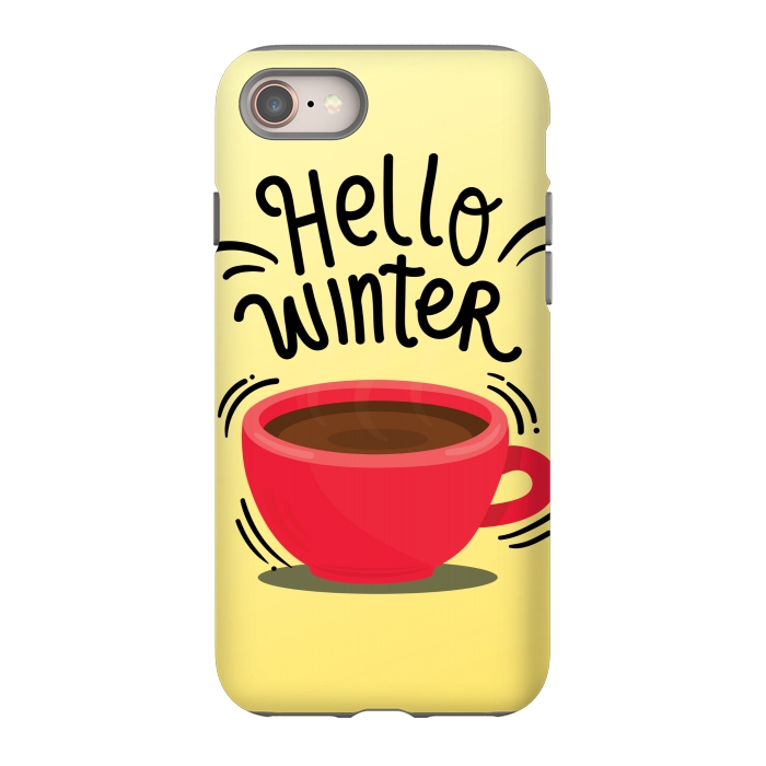 iPhone 8 StrongFit hello winter by MALLIKA