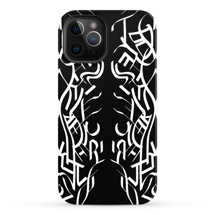 iPhone 12 Pro Max StrongFit Goth Calligraphy by Josie