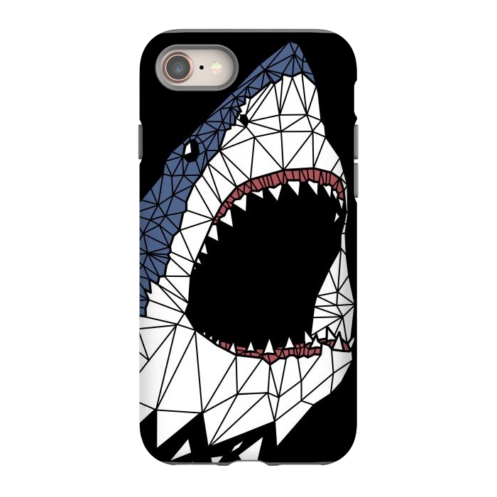 iPhone SE StrongFit Geometric Shark by Alberto