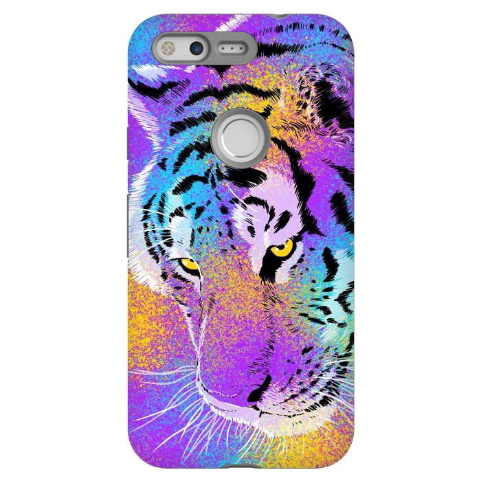 Pixel StrongFit Colorful Tiger by Alberto
