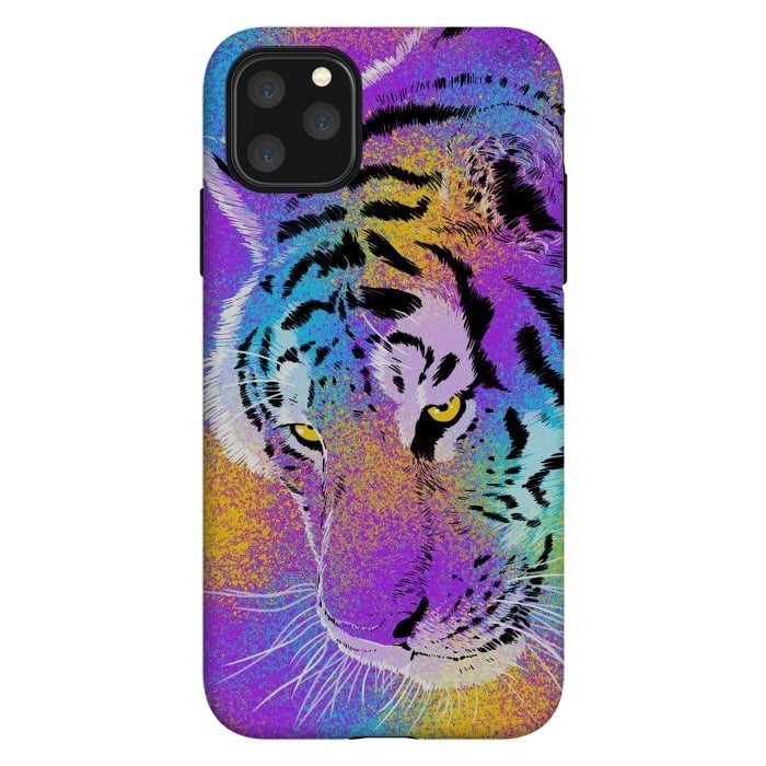 iPhone 11 Pro Max StrongFit Colorful Tiger by Alberto