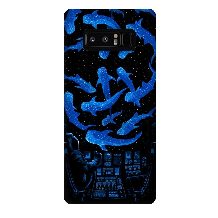 Galaxy Note 8 StrongFit Astronaut Killer Whale by Alberto