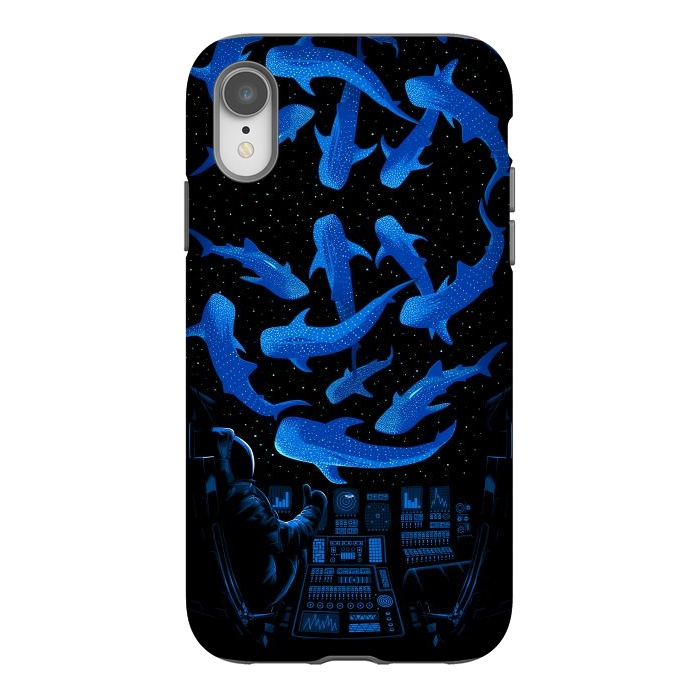 iPhone Xr StrongFit Astronaut Killer Whale by Alberto