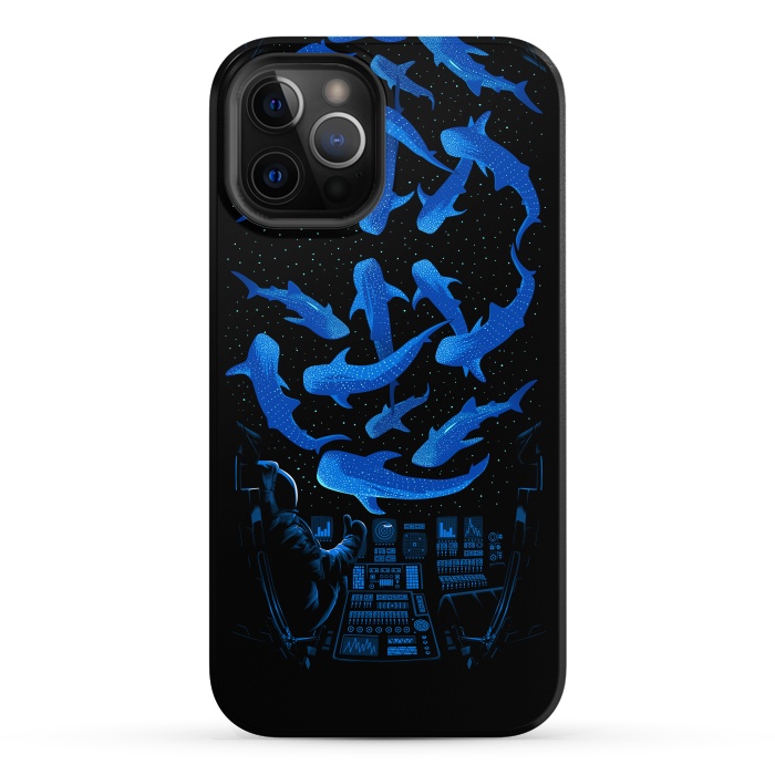 iPhone 12 Pro Max StrongFit Astronaut Killer Whale by Alberto