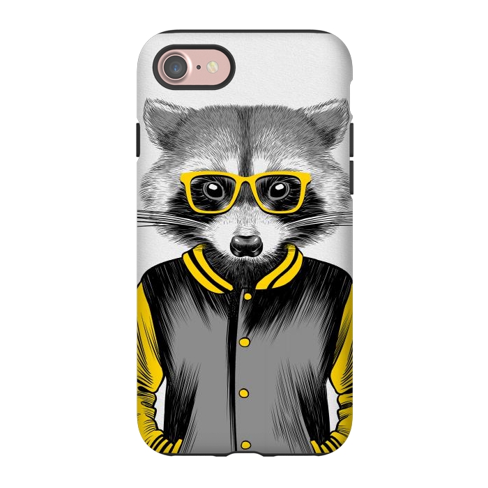 iPhone 7 StrongFit Raccoon School by Alberto