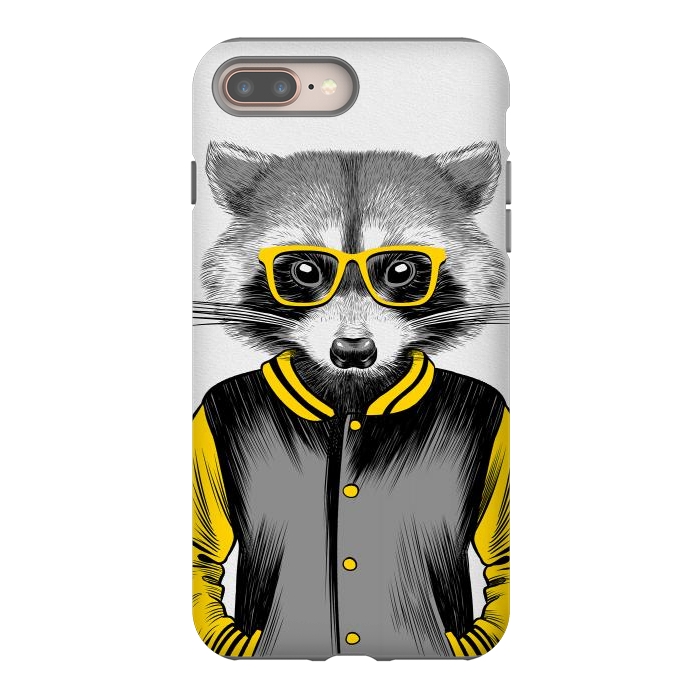 iPhone 7 plus StrongFit Raccoon School by Alberto