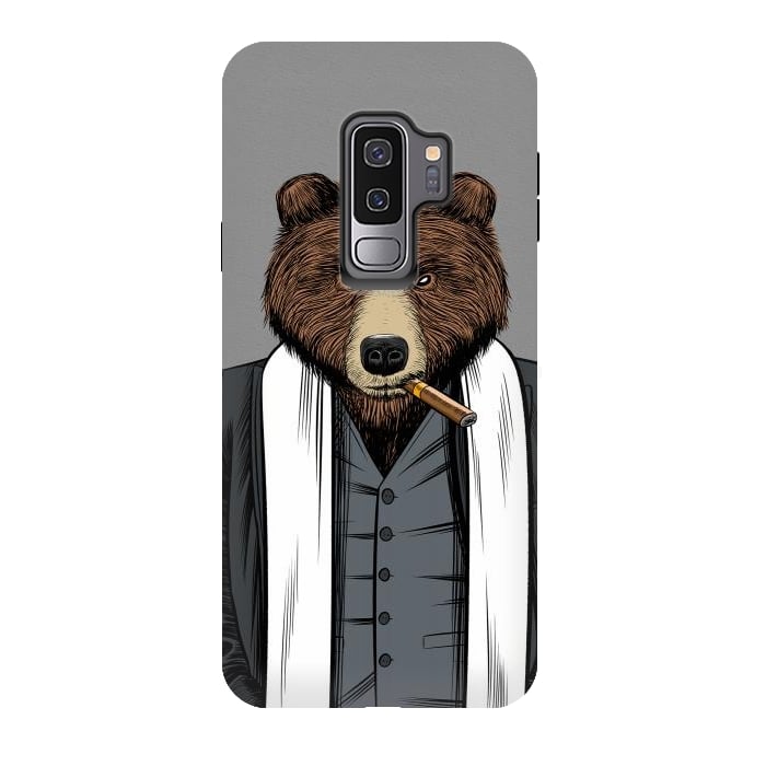 Galaxy S9 plus StrongFit Mafia Grizzly Bear by Alberto