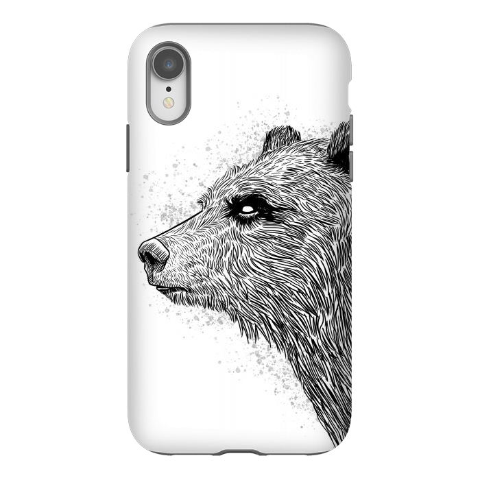 iPhone Xr StrongFit Sketch Bear by Alberto