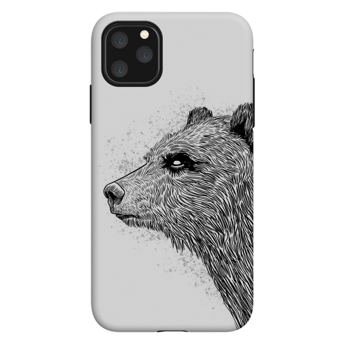 iPhone 11 Pro Max StrongFit Sketch Bear by Alberto
