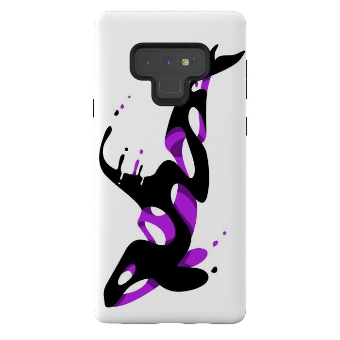 Galaxy Note 9 StrongFit Liquid Killer Whale by Alberto