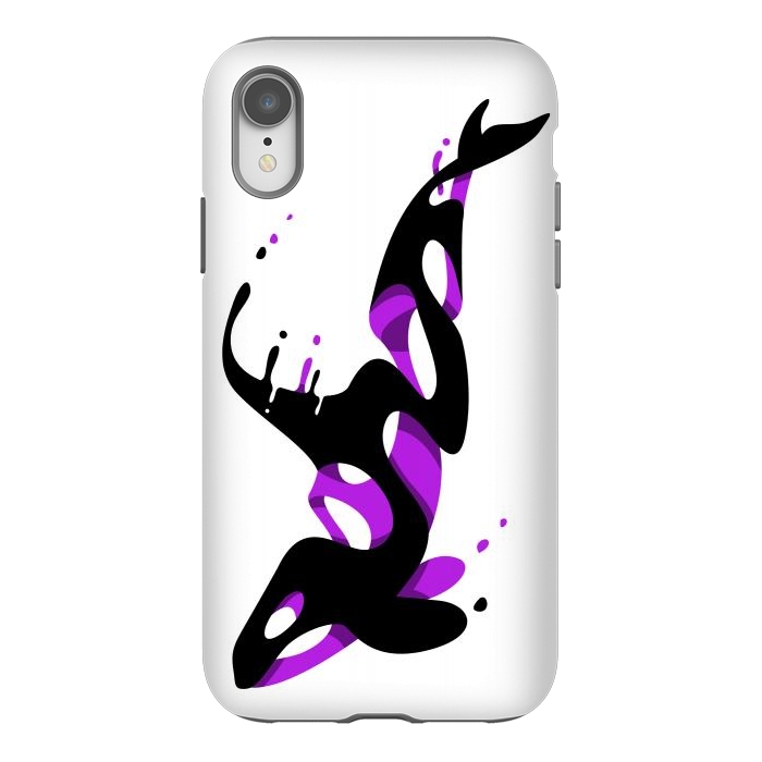 iPhone Xr StrongFit Liquid Killer Whale by Alberto