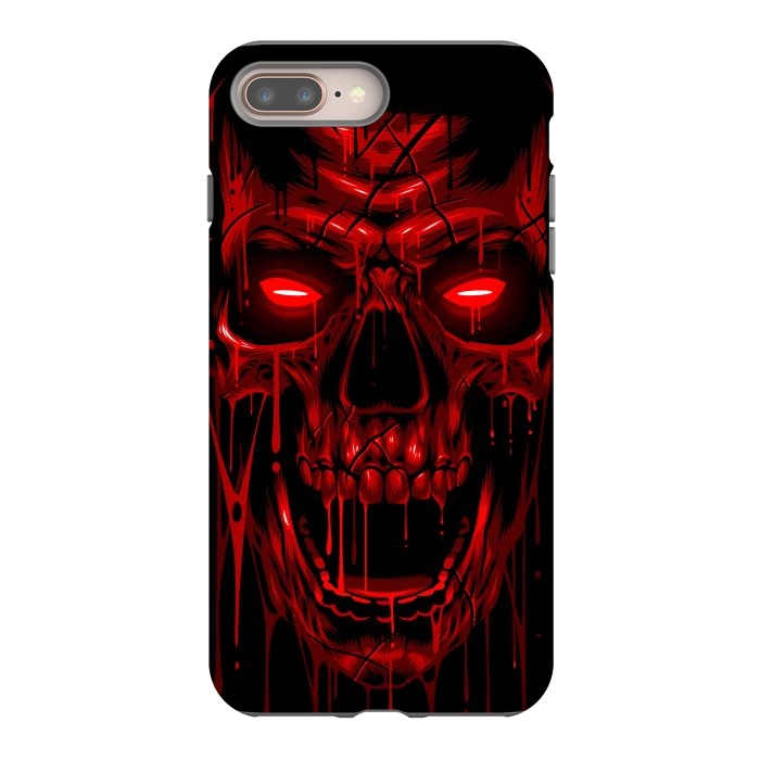 iPhone 7 plus StrongFit Blood Skull by Alberto