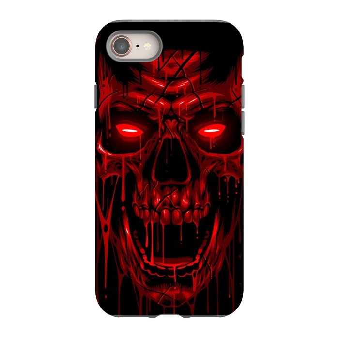iPhone 8 StrongFit Blood Skull by Alberto