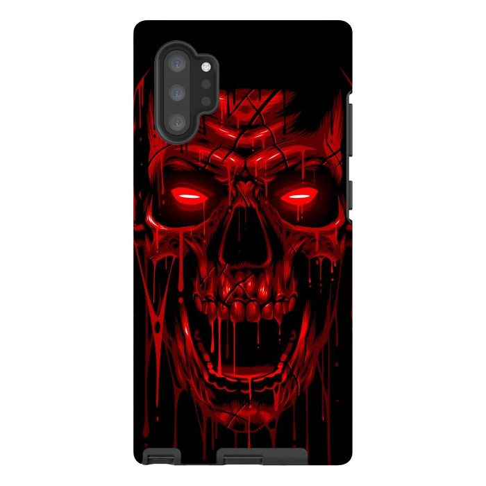 Galaxy Note 10 plus StrongFit Blood Skull by Alberto