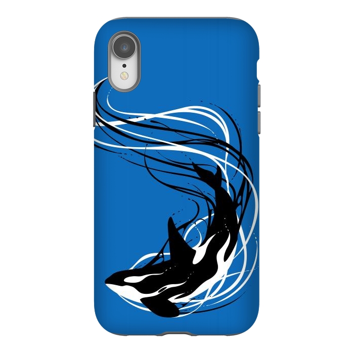 iPhone Xr StrongFit Fantasy Killer Whale by Alberto