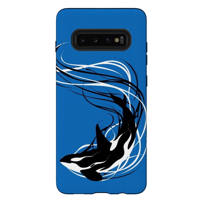 Galaxy S10 plus StrongFit Fantasy Killer Whale by Alberto