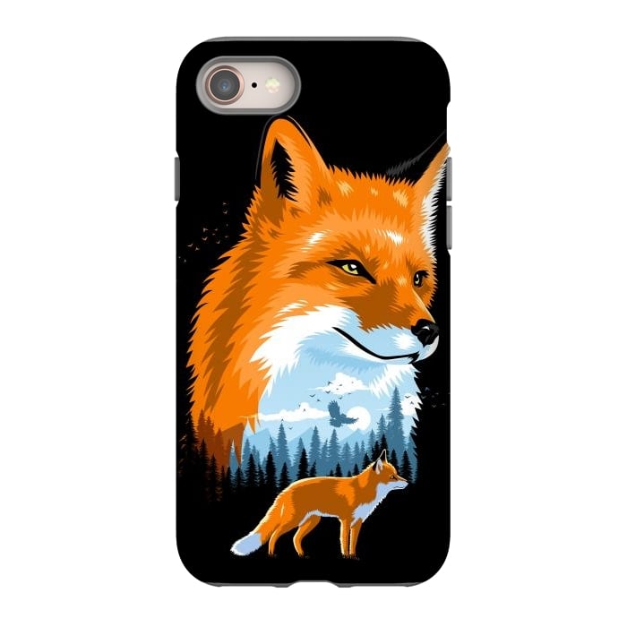 iPhone 8 StrongFit Fox in forest by Alberto