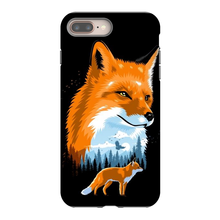 iPhone 8 plus StrongFit Fox in forest by Alberto