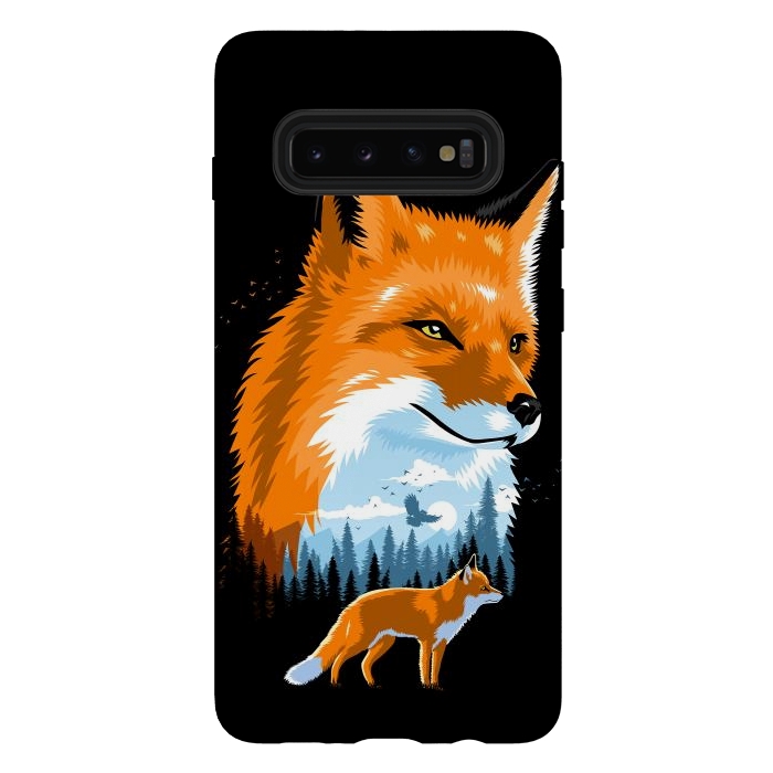 Galaxy S10 plus StrongFit Fox in forest by Alberto