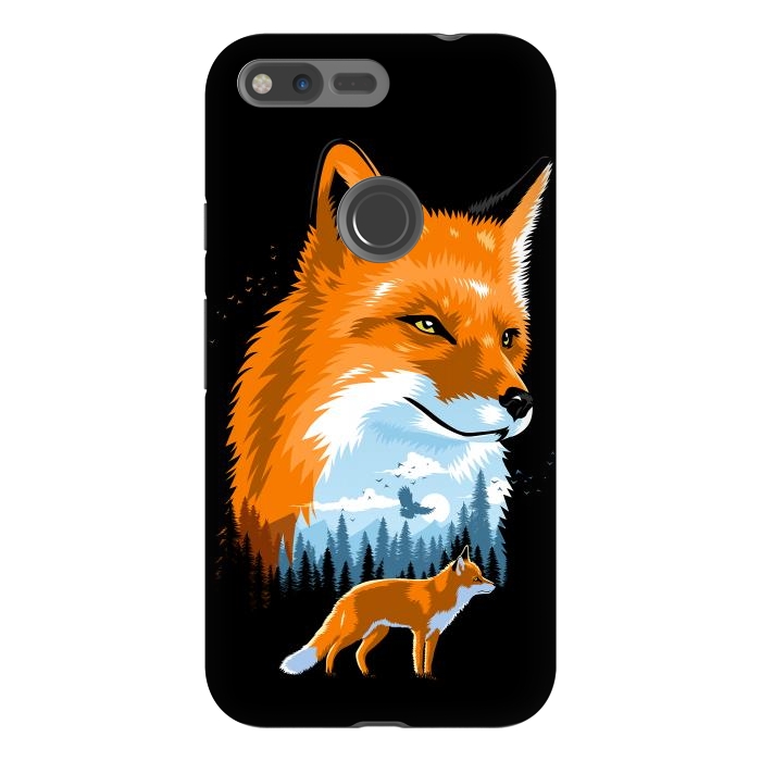 Pixel XL StrongFit Fox in forest by Alberto