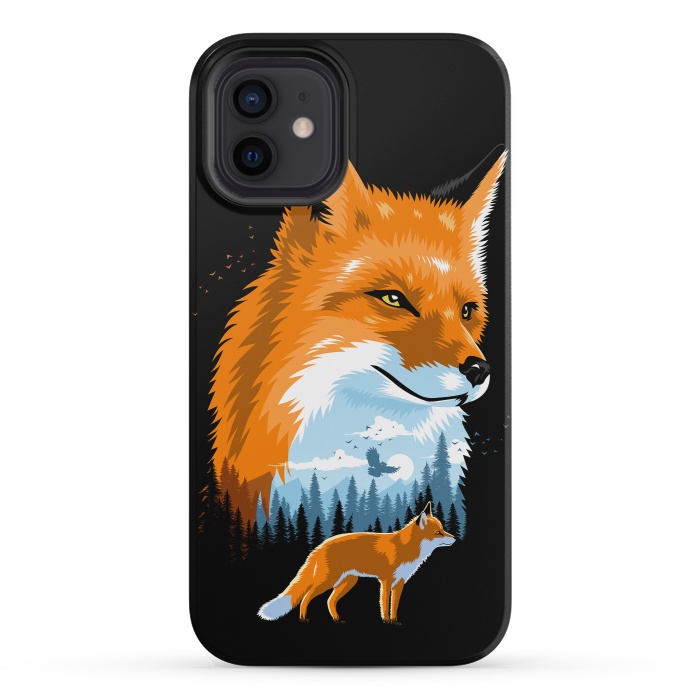 iPhone 12 mini StrongFit Fox in forest by Alberto