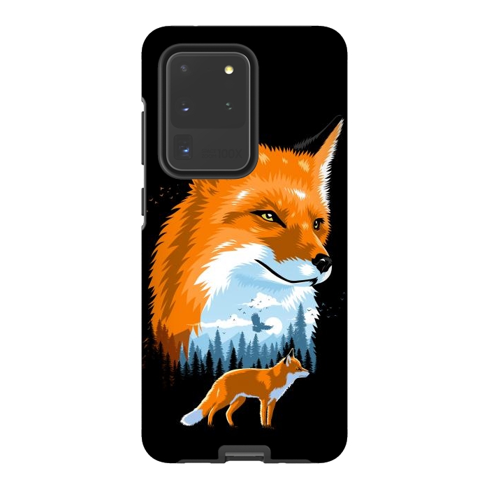Galaxy S20 Ultra StrongFit Fox in forest by Alberto