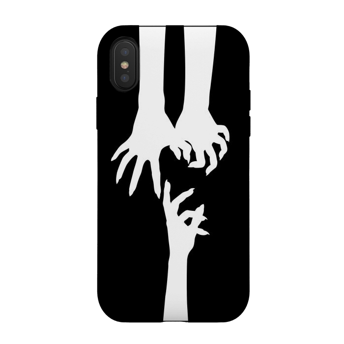 iPhone Xs / X StrongFit Hands of Zombie by Alberto