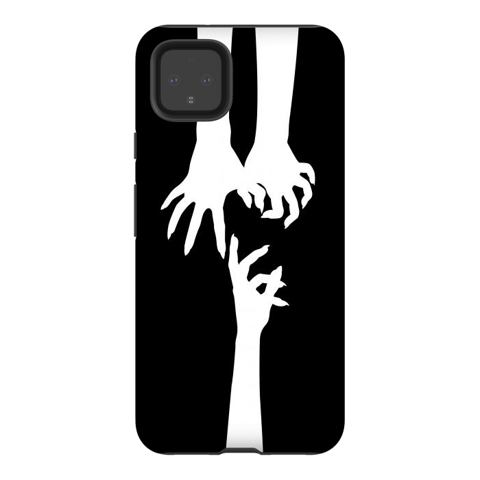 Pixel 4XL StrongFit Hands of Zombie by Alberto