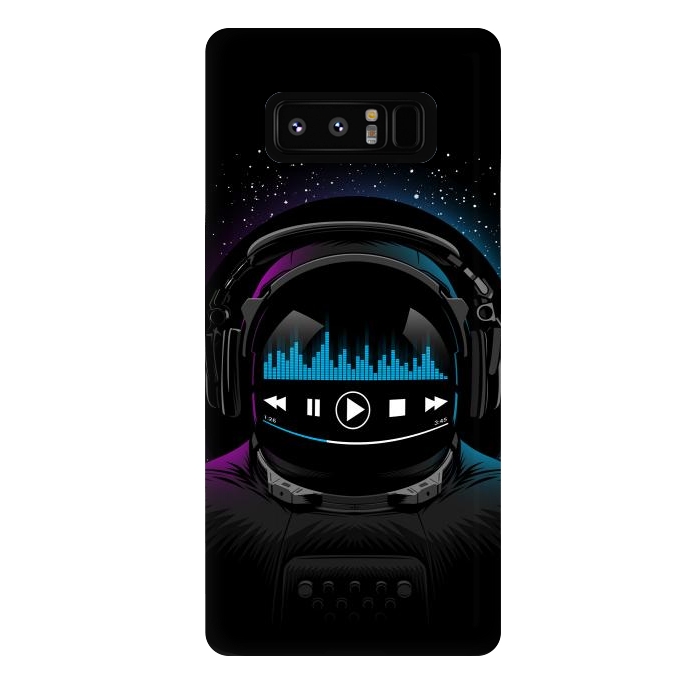 Galaxy Note 8 StrongFit Music disco Astronaut by Alberto