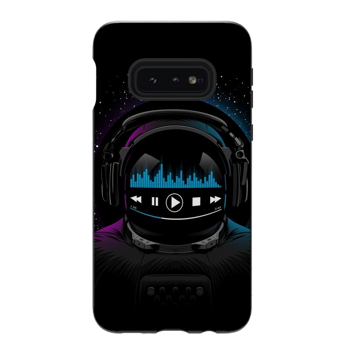 Galaxy S10e StrongFit Music disco Astronaut by Alberto