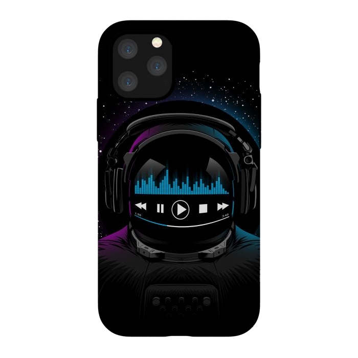 iPhone 11 Pro StrongFit Music disco Astronaut by Alberto