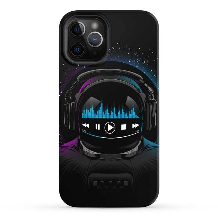 iPhone 12 Pro StrongFit Music disco Astronaut by Alberto