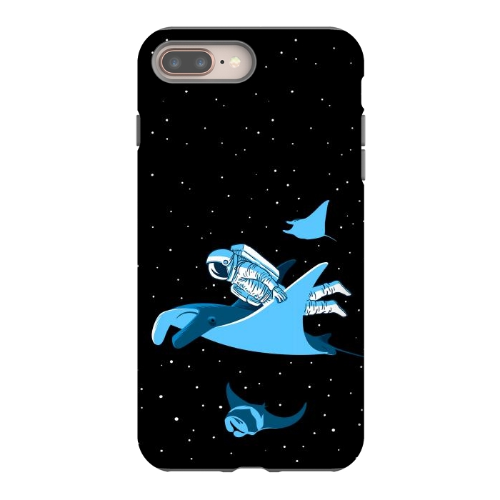 iPhone 7 plus StrongFit Astronaut blanket fish by Alberto