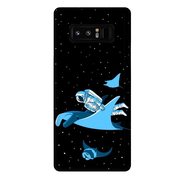 Galaxy Note 8 StrongFit Astronaut blanket fish by Alberto