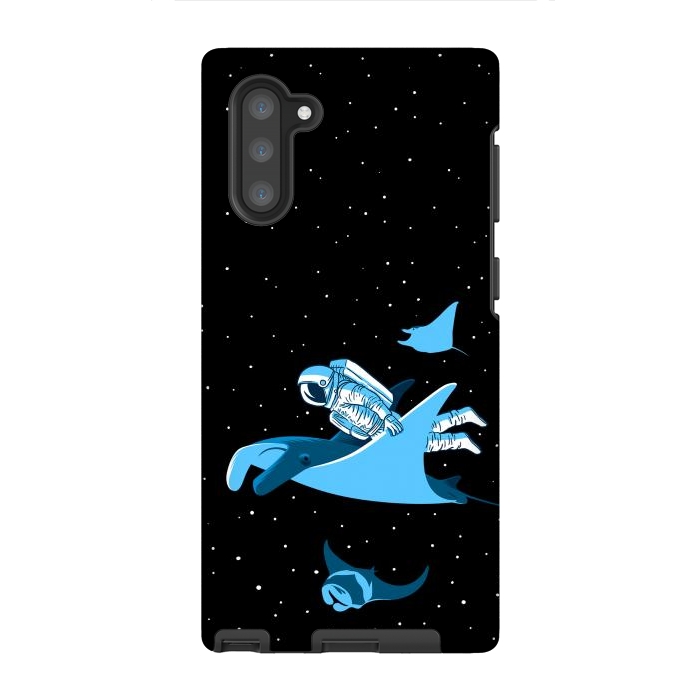 Galaxy Note 10 StrongFit Astronaut blanket fish by Alberto