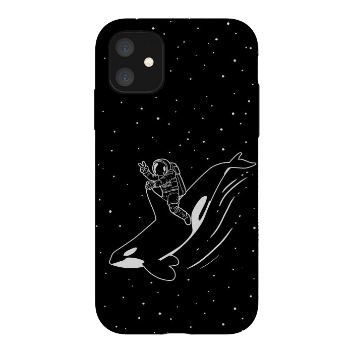 iPhone 11 StrongFit Killer Whale Astronaut by Alberto