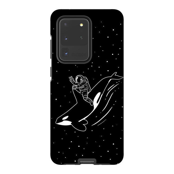 Galaxy S20 Ultra StrongFit Killer Whale Astronaut by Alberto