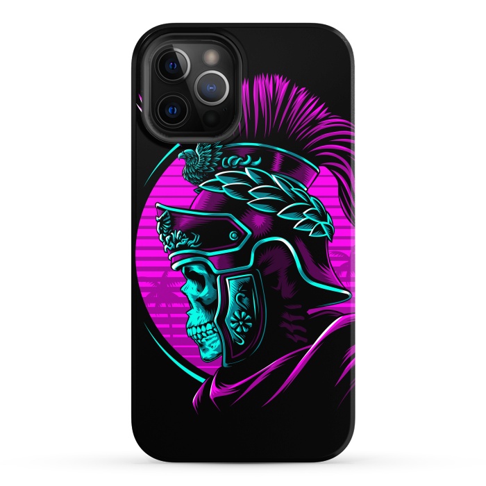 iPhone 12 Pro Max StrongFit Retro Roman Skull by Alberto