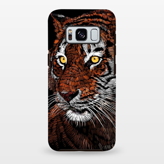 Galaxy S8 plus StrongFit Realistic Tiger by Alberto