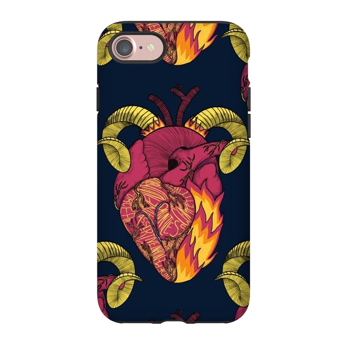 iPhone 7 StrongFit Aries Heart by Ranggasme
