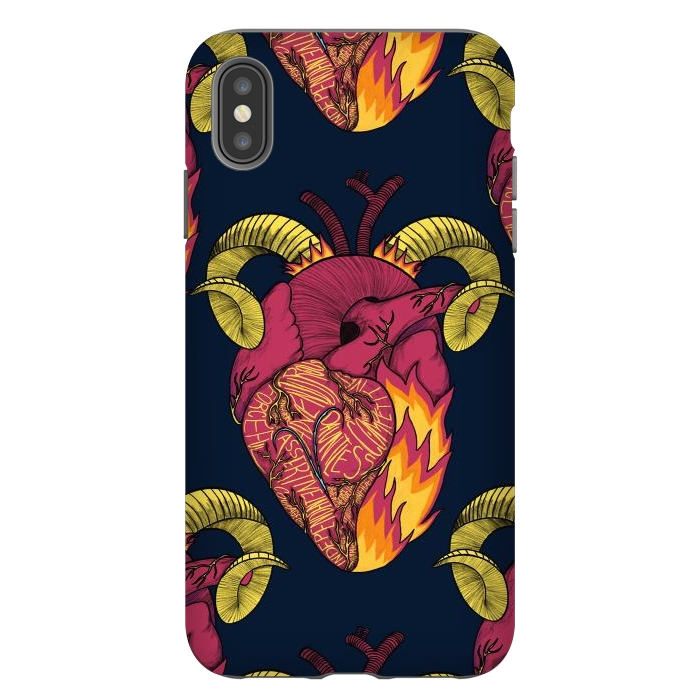iPhone Xs Max StrongFit Aries Heart by Ranggasme