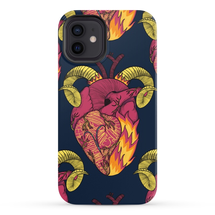 iPhone 12 StrongFit Aries Heart by Ranggasme